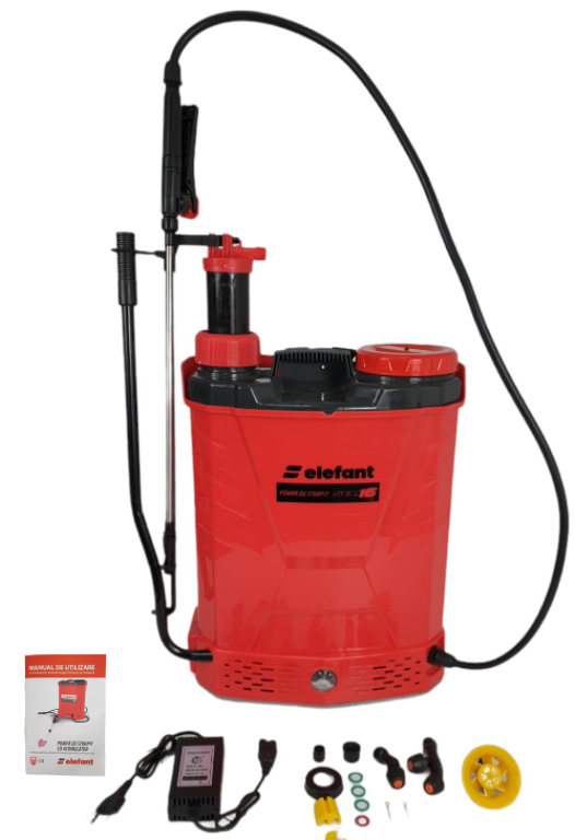 Pompa de stropit 2 in 1 ELEFANT, manuala si electrica